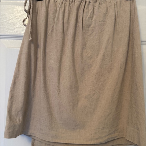 LC Lauren Conrad Faux Wrap Linen Skirt - Picture 2 of 4